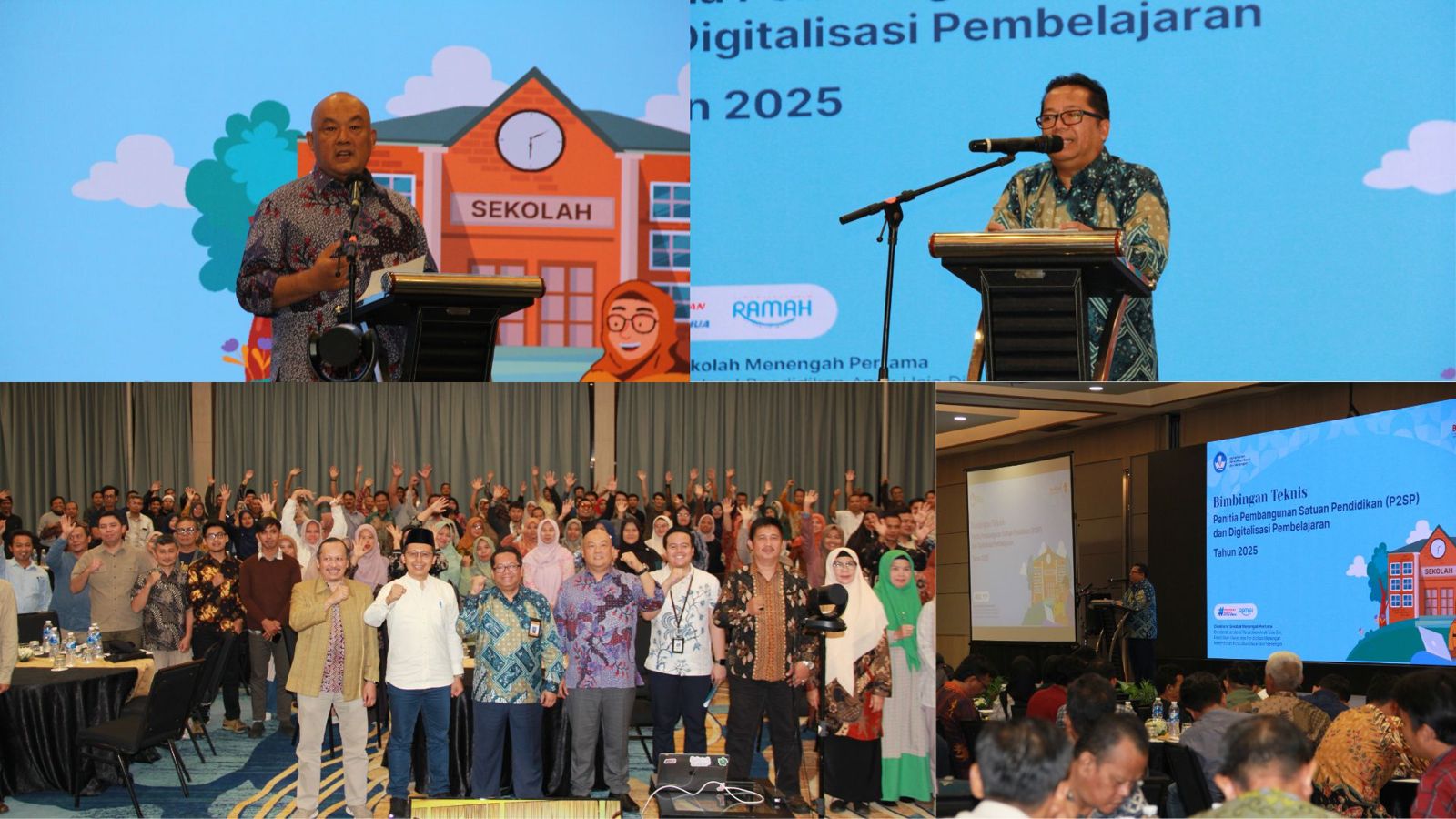 Direktorat SMP Gelar Bimtek P2SP dan Digitalisasi Pembelajaran dalam Rangka Laksanakan Asta Cita Presiden dan Wakil Presiden RI serta Program Prioritas Kemendikdasmen